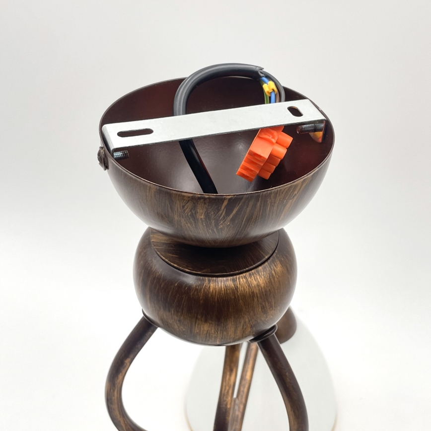 Brilagi - Светодиодная потолочная люстра ANTICO 3xE27/60W/230V бронзовая патина