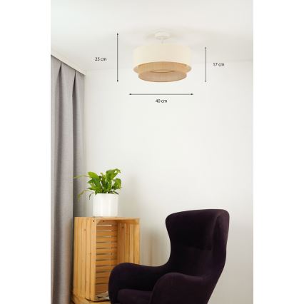 Brilagi - Светодиодная потолочная люстра BOHO STYLE 1xE27/15W/230V диаметр 40 см