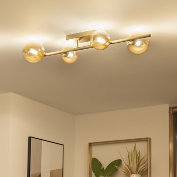 Brilagi - Светодиодная припотолочная люстра MILLA 4xG9/3W/230V золотистый