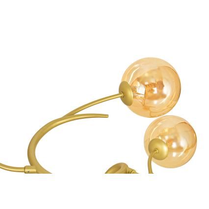 Brilagi - Светодиодная припотолочная люстра MISTEL 9xG9/3W/230V золотистый