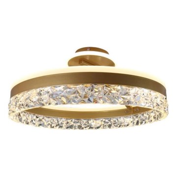 Brilagi - Светодиодная припотолочная люстра с регулированием яркости LED/86W/230V 3000-6500K золотистый + дистанционное управление