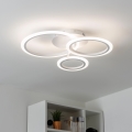 Brilagi - Светодиодная припотолочная люстра с регулированием яркости ORBITS LED/40W/230V 3000-6500K белый + дистанционное управление