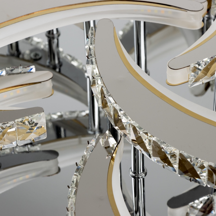 Brilagi - Светодиодная припотолочная люстра с регулированием яркости TWIST LED/180W/230V 3000-6500K + дистанционное управление