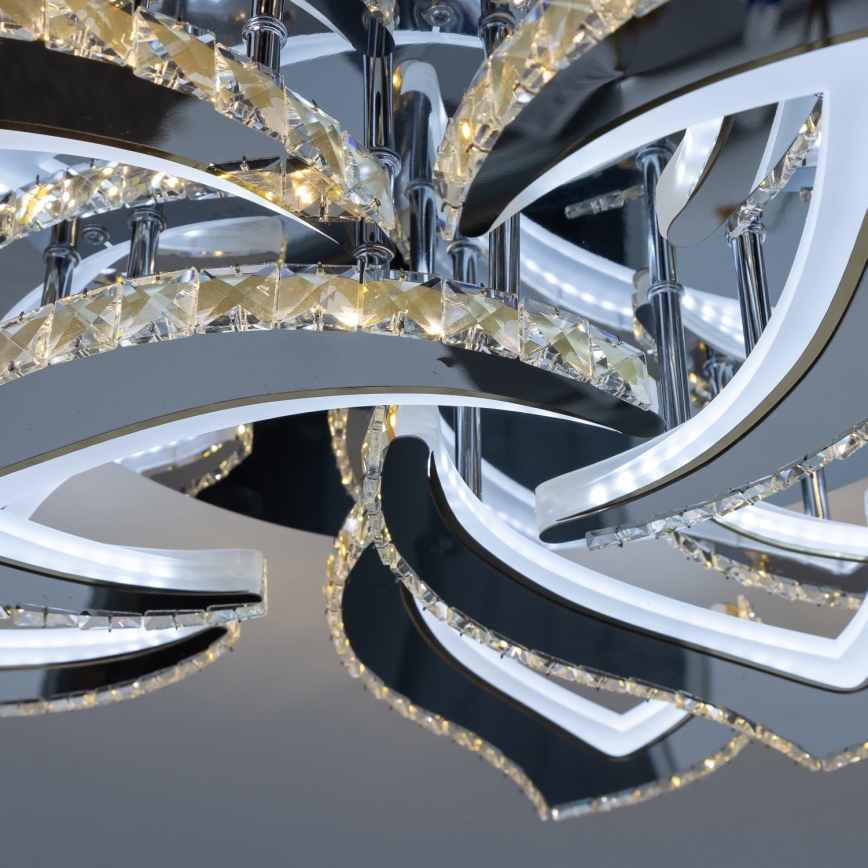 Brilagi - Светодиодная припотолочная люстра с регулированием яркости TWIST LED/180W/230V 3000-6500K + дистанционное управление