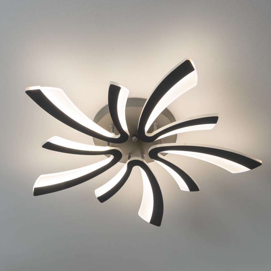 Brilagi - Светодиодная припотолочная люстра с регулированием яркости TWIST LED/55W/230V 3000-6500K антрацит + дистанционное управление