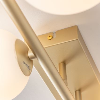 Brilagi - Светодиодная припотолочная люстра MILLA 4xG9/3W/230V золотистый/белый