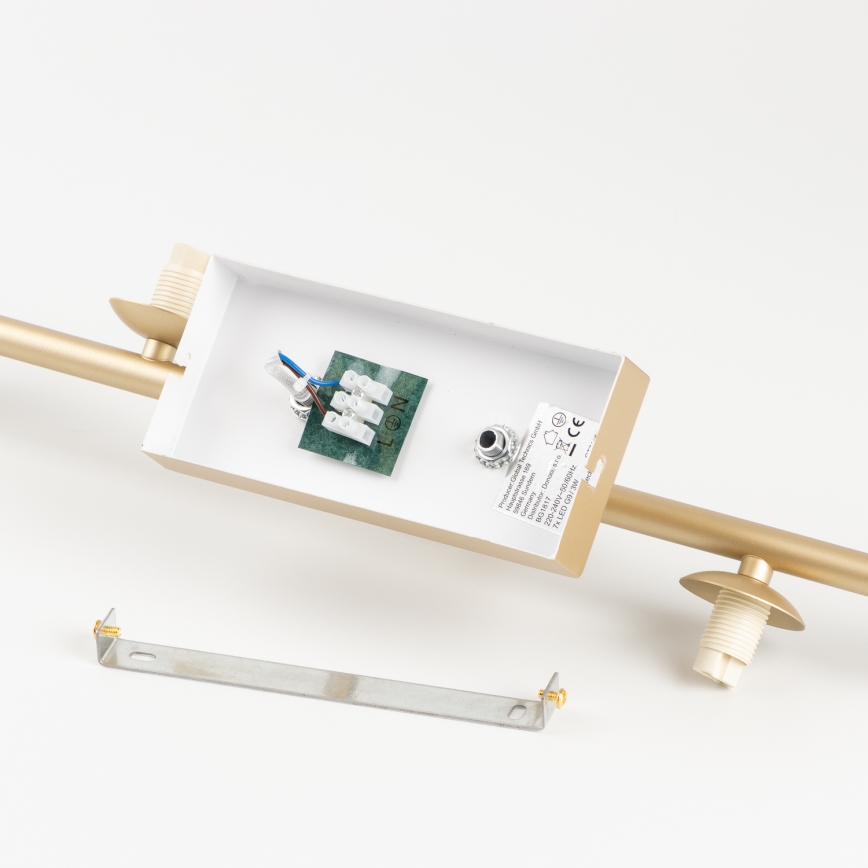 Brilagi - Светодиодная припотолочная люстра MILLA 4xG9/3W/230V золотистый/белый