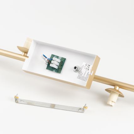 Brilagi - Светодиодная припотолочная люстра MILLA 7xG9/3W/230V золотистый/дымчатый