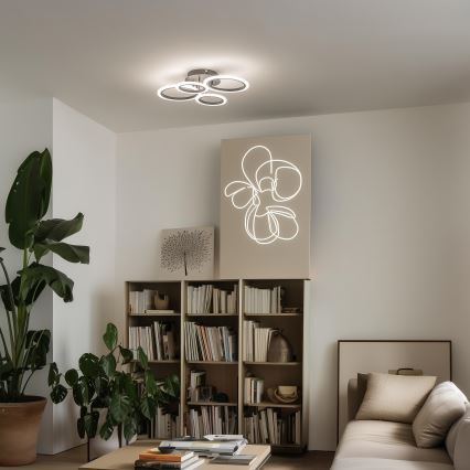 Brilagi - Светодиодная припотолочная люстра с регулированием яркости ORBITS LED/50W/230V 3000-6500K + дистанционное управление
