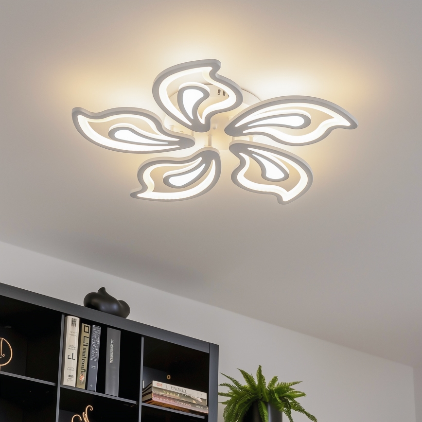 Brilagi - Светодиодная припотолочная люстра с регулированием яркости TWIST LED/125W/230V 3000-6500K + дистанционное управление