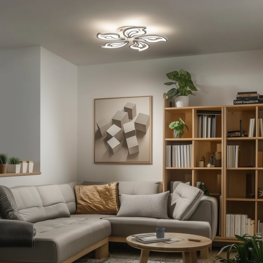 Brilagi - Светодиодная припотолочная люстра с регулированием яркости TWIST LED/125W/230V 3000-6500K + дистанционное управление
