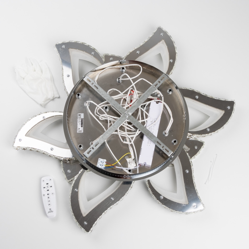 Brilagi - Светодиодная припотолочная люстра с регулированием яркости TWIST LED/180W/230V 3000-6500K + дистанционное управление