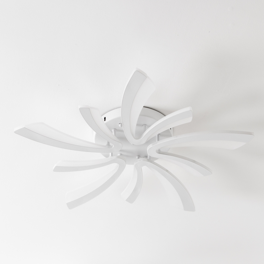 Brilagi - Светодиодная припотолочная люстра с регулированием яркости TWIST LED/55W/230V 3000-6500K белый + дистанционное управление