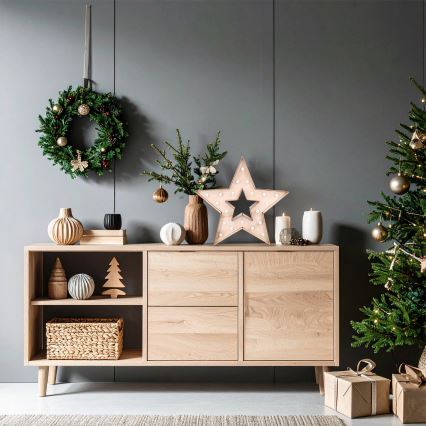 Brilagi - светодиодная рождественская декорация LED (2×AA), 38×40 см — звезда