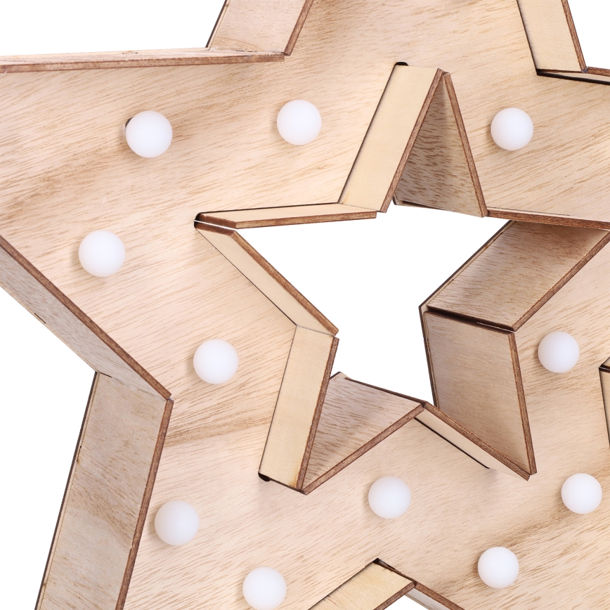 Brilagi - светодиодная рождественская декорация LED (2×AA), 38×40 см — звезда