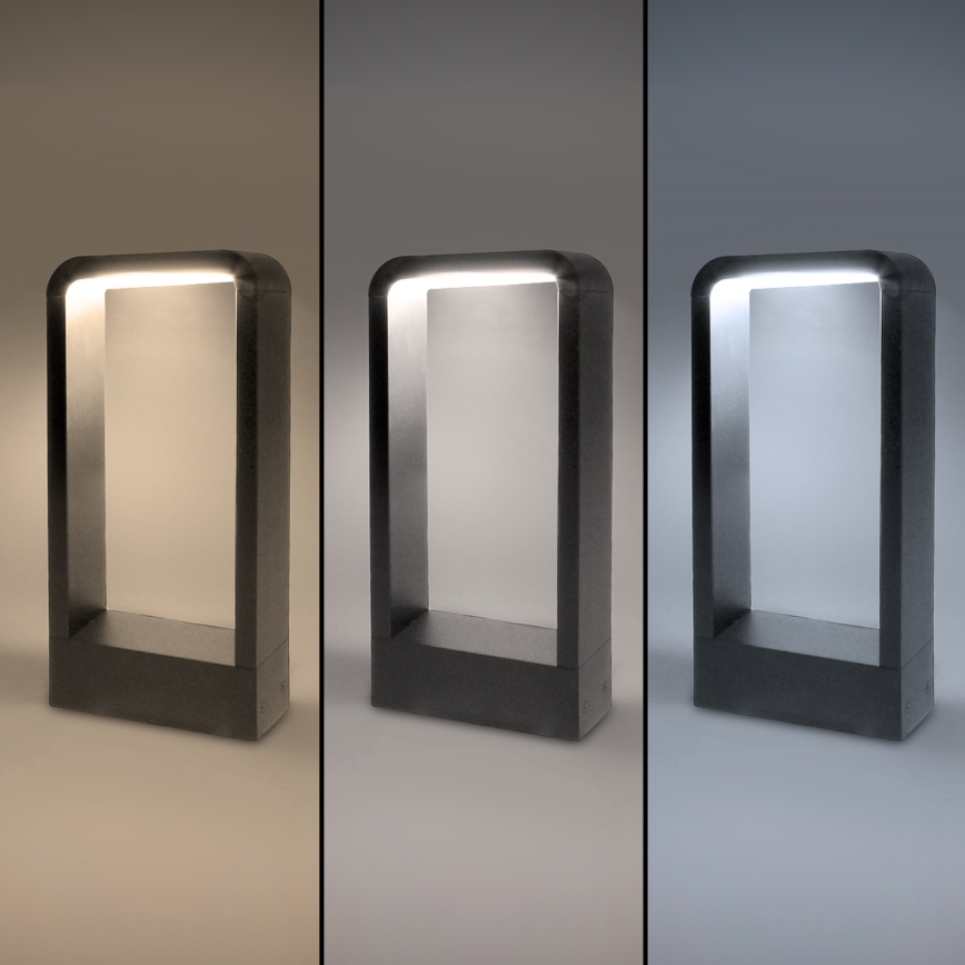 Brilagi - Светодиодная уличная лампа BARI LED/7W/230V 3000/4000/6000K антрацит IP54 30 см