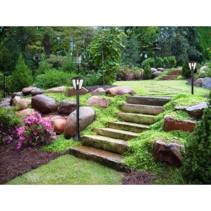 Brilagi - Светодиодная уличная лампа LUNA 1xE27/60W/230V IP44