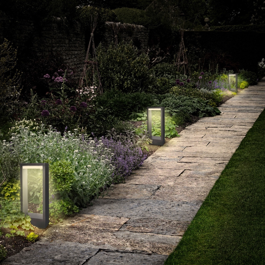 Brilagi - Светодиодная уличная лампа RAGUSA LED/7W/230V 3000/4000/6000K антрацит IP54 30 см