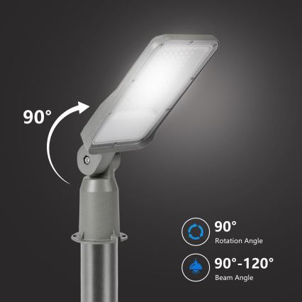 Brilagi - LED уличный фонарь с регулируемым шарниром URBANLIGHT LED/50W/230V серый IP65