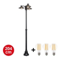BRILAGI - Светодиодная уличная лампа VEERLE 3xE27/60W/230V IP44