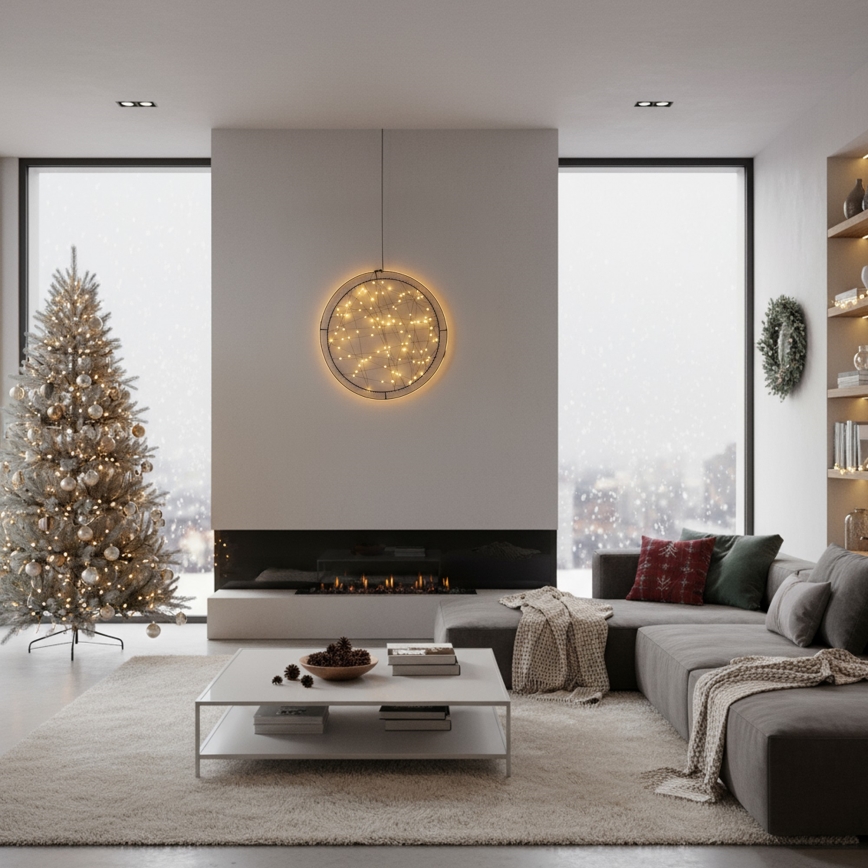 Brilagi - светодиодная уличная новогодняя декорация LED/2,6W/230V IP44, кольцо 46 см