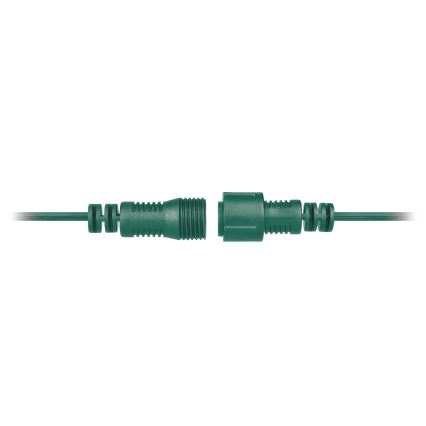 Brilagi - Светодиодная уличная декоративная гирлянда GARLAND 25xE12 20 м зеленый IP44 теплый белый