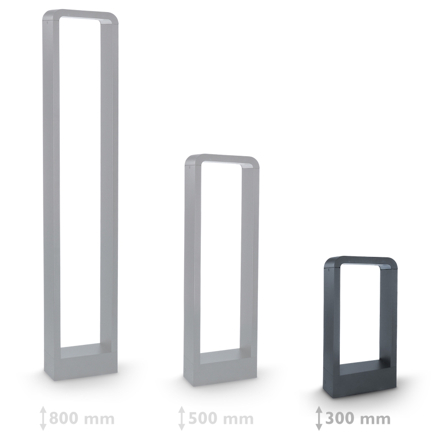 Brilagi - Светодиодная уличная лампа BARI LED/7W/230V 3000/4000/6000K антрацит IP54 30 см