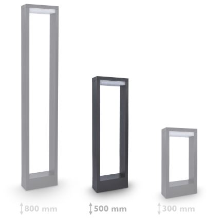 Brilagi - Светодиодная уличная лампа RAGUSA LED/7W/230V 3000/4000/6000K антрацит IP54 50 см