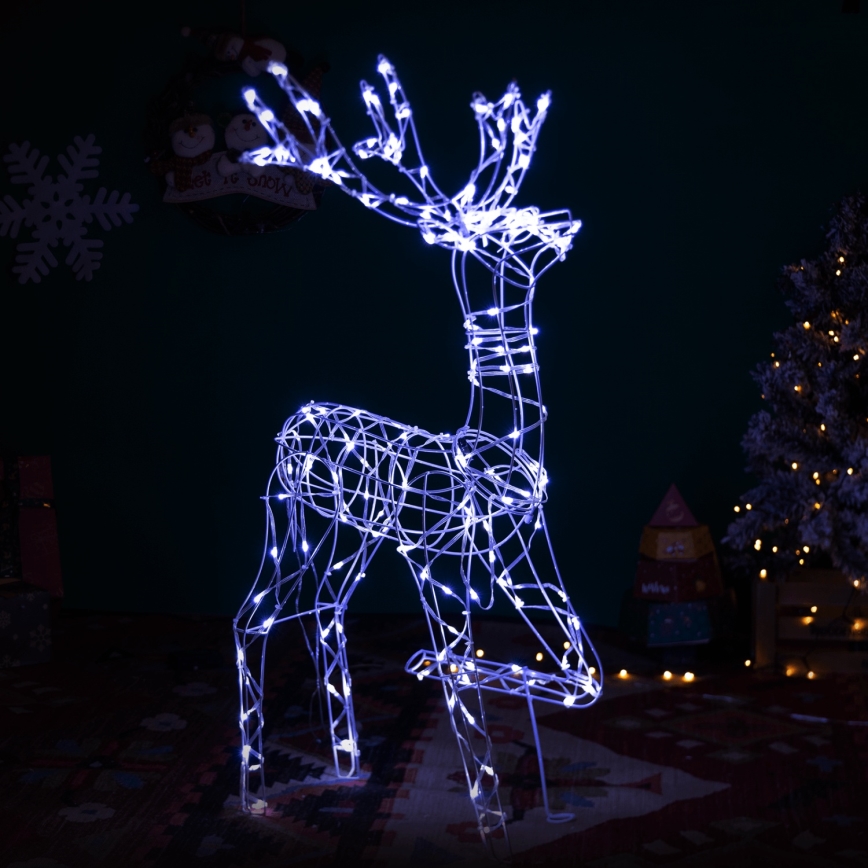 Brilagi - Светодиодная уличная рождественская декорация LED/3,6 Вт/31/230 В 6500 К 120 см IP44 олень
