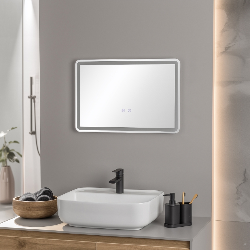 Brilagi - LED подогреваемое зеркало для ванной BELLA LED/12W/230V 40x60 см IP44 CRI 90 диммируемое + CCT