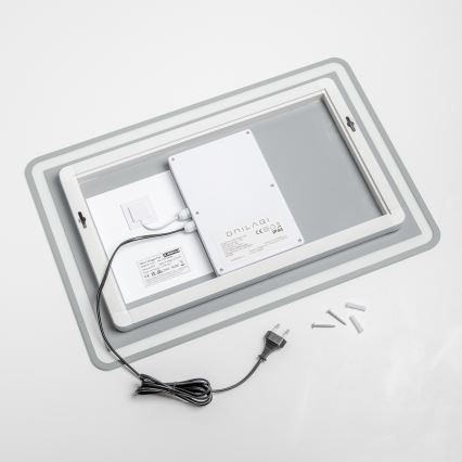 Brilagi - LED подогреваемое зеркало для ванной BELLA LED/12W/230V 40x60 см IP44 CRI 90 диммируемое + CCT