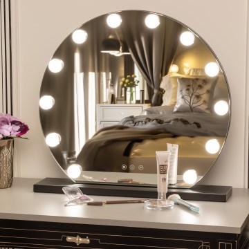 Brilagi - Светодиодное регулируемое зеркало для макияжа HOLLYWOOD LED/12W/230V 3000/4000/6500K