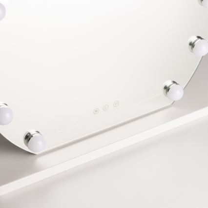 Brilagi - Светодиодное регулируемое зеркало для макияжа HOLLYWOOD LED/12W/230V 3000/4000/6500K