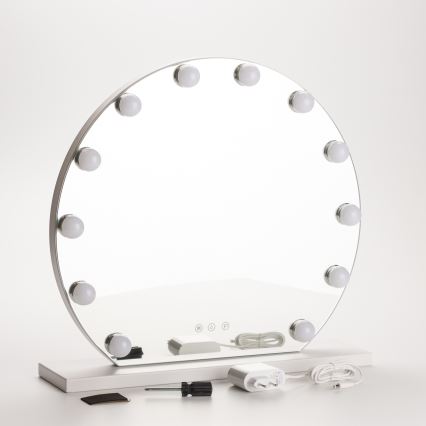 Brilagi - Светодиодное регулируемое зеркало для макияжа HOLLYWOOD LED/12W/230V 3000/4000/6500K