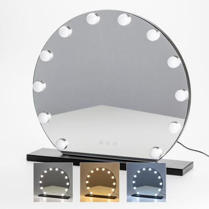 Brilagi - Светодиодное регулируемое зеркало для макияжа HOLLYWOOD LED/12W/230V 3000/4000/6500K