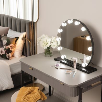 Brilagi - Светодиодное регулируемое зеркало для макияжа HOLLYWOOD LED/12W/230V 3000/4000/6500K