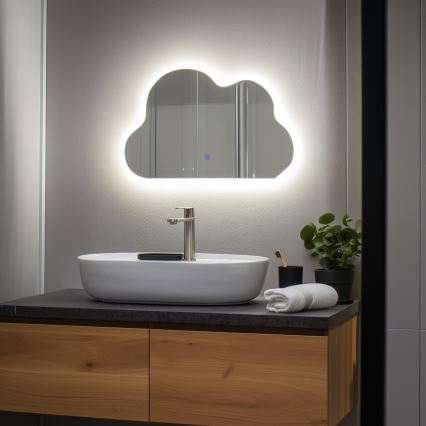 Brilagi - LED-зеркало для ванной NUVOLA LED/19W/230V 37x60 см IP44 CRI 90 диммируемое + CCT