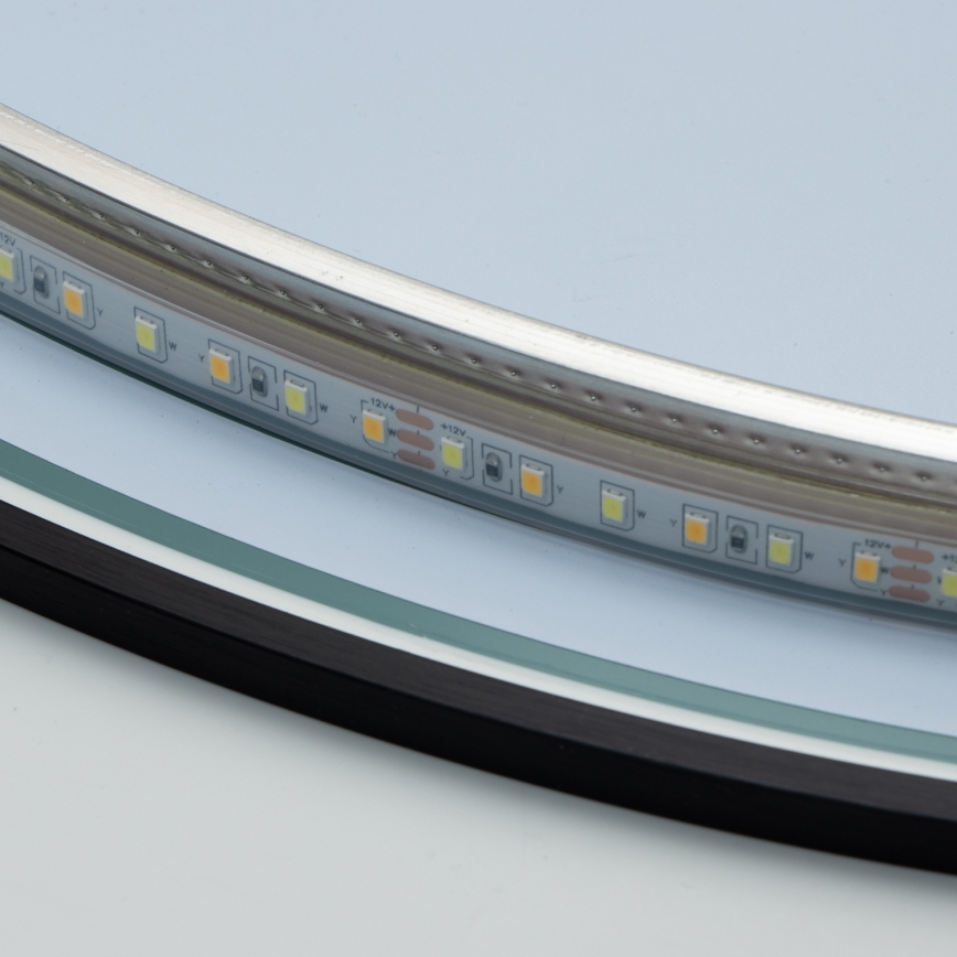 Brilagi - LED-зеркало для ванной VENA BLACK LED/19W/230V Ø 60 см IP44 CRI 90 диммируемое + CCT