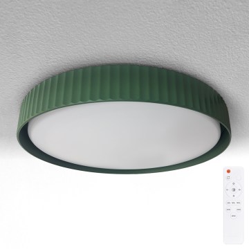 Brilagi - светодиодный диммируемый потолочный светильник LUCIA LED/60W/230V 3000-6500K, диаметр 59 см, зелёный + пульт дистанционного управления