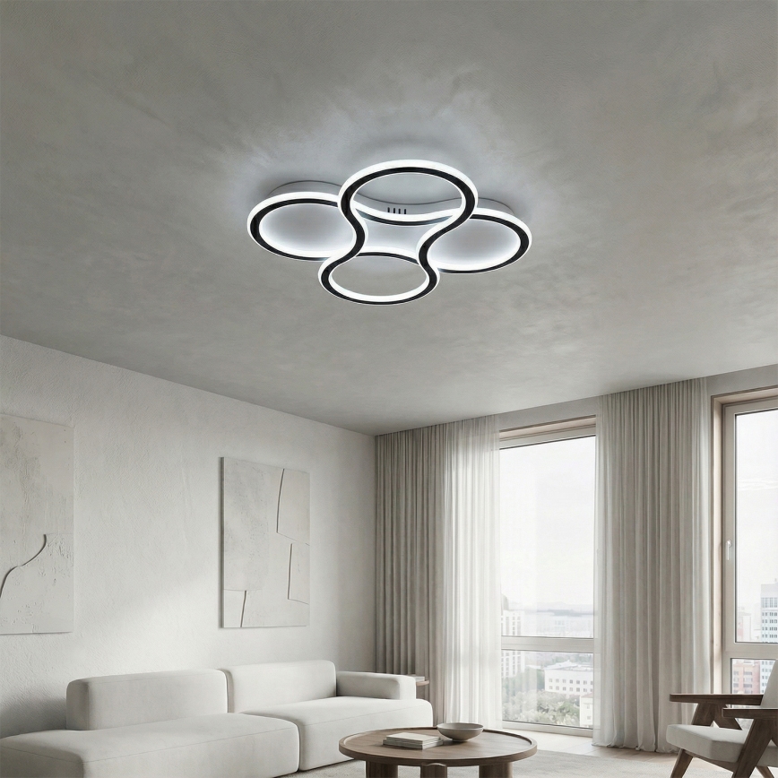 Brilagi - диммируемый потолочный светильник ORELLI LED/53Вт/230В Ø 51 см 3000–6000 К + пульт дистанционного управления