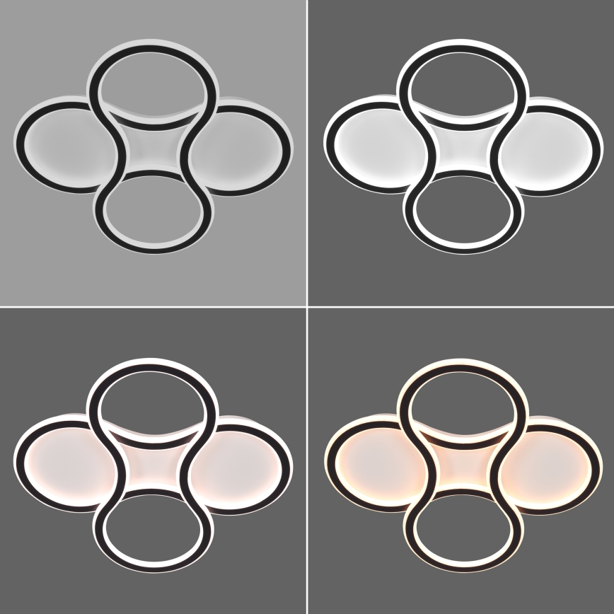 Brilagi - диммируемый потолочный светильник ORELLI LED/53Вт/230В Ø 51 см 3000–6000 К + пульт дистанционного управления