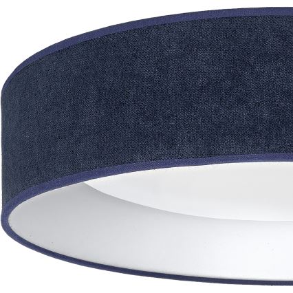 Brilagi - диммируемый потолочный светильник VELVET SMART VARI LED/36W/230V 3000-6500K, диаметр 55 см, синий — в комплекте пульт дистанционного управления
