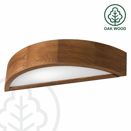 Brilagi - Светодиодный настенный светильник CARVALHO 1xE27/60W/230V дуб вишня