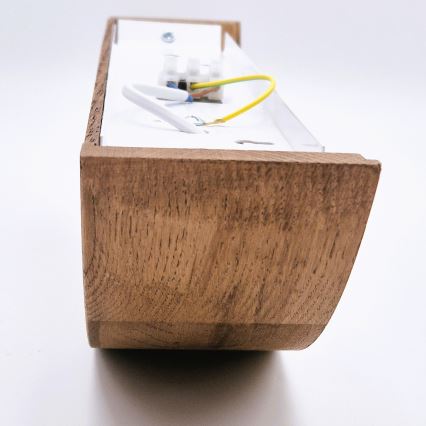 Brilagi - Светодиодный настенный светильник CARVALHO 1xE27/60W/230V дуб вишня