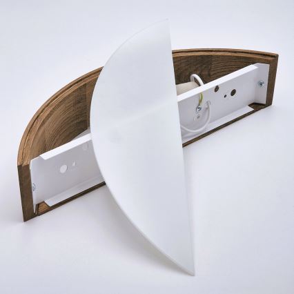 Brilagi - Светодиодный настенный светильник CARVALHO 1xE27/60W/230V дуб вишня