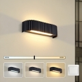 BRILAGI - Светодиодный настенный светильник FALCON MODERN LED/10W/230V 30 cm 3000/4500/6000K черный