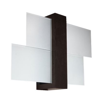 Brilagi -  Светодиодный настенный светильник HERA 1xE27/7,5W/230V венге
