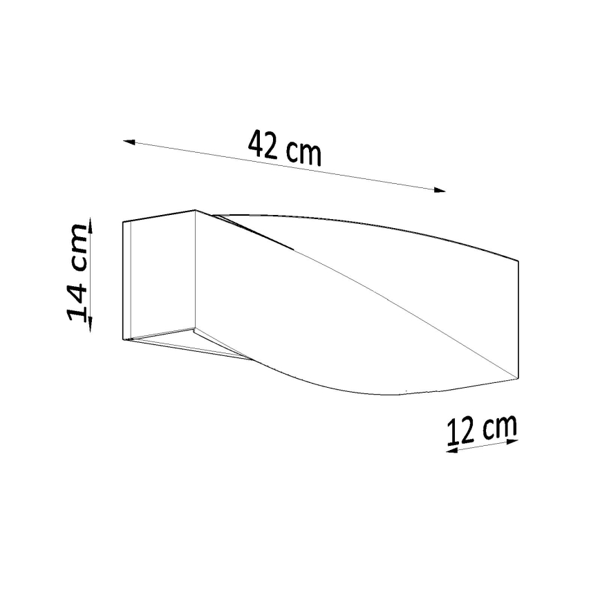Brilagi -  Светодиодный настенный светильник KERRY 1xE27/7,5W/230V керамика/белый