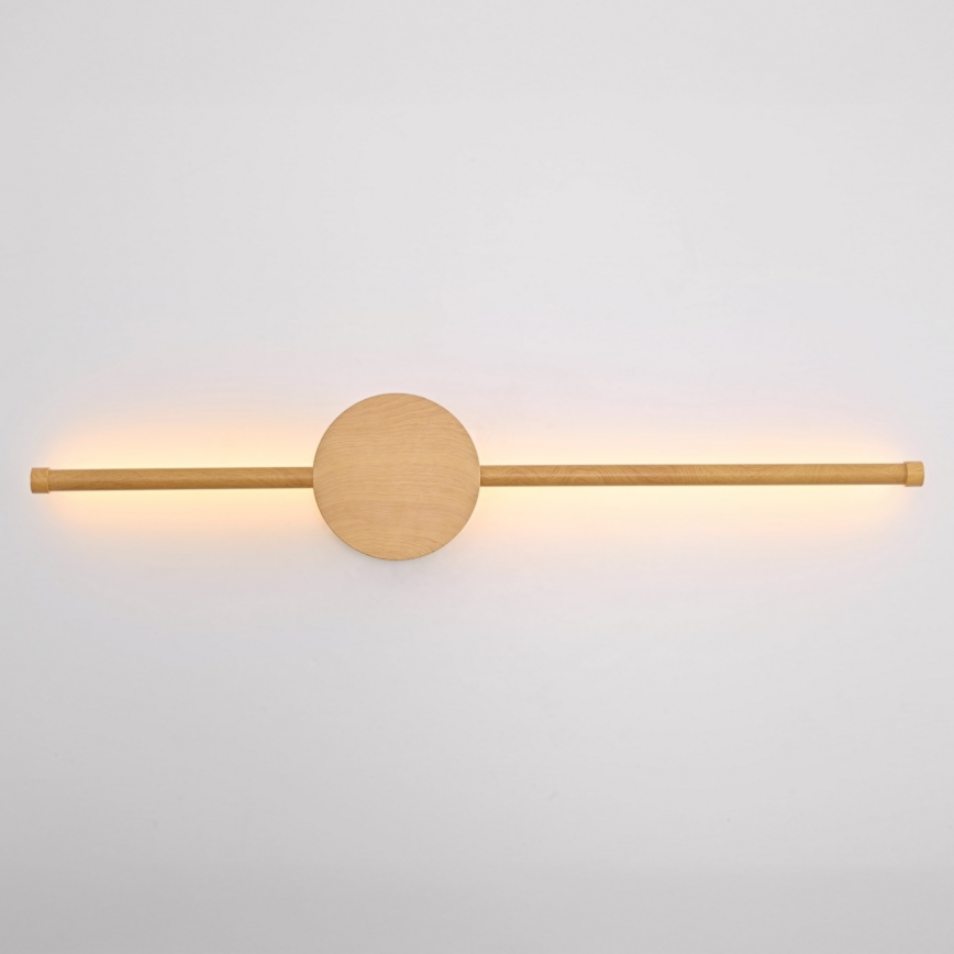 Brilagi - Светодиодный настенный светильник LUGO DUE LED/9W/230V дубовый декор