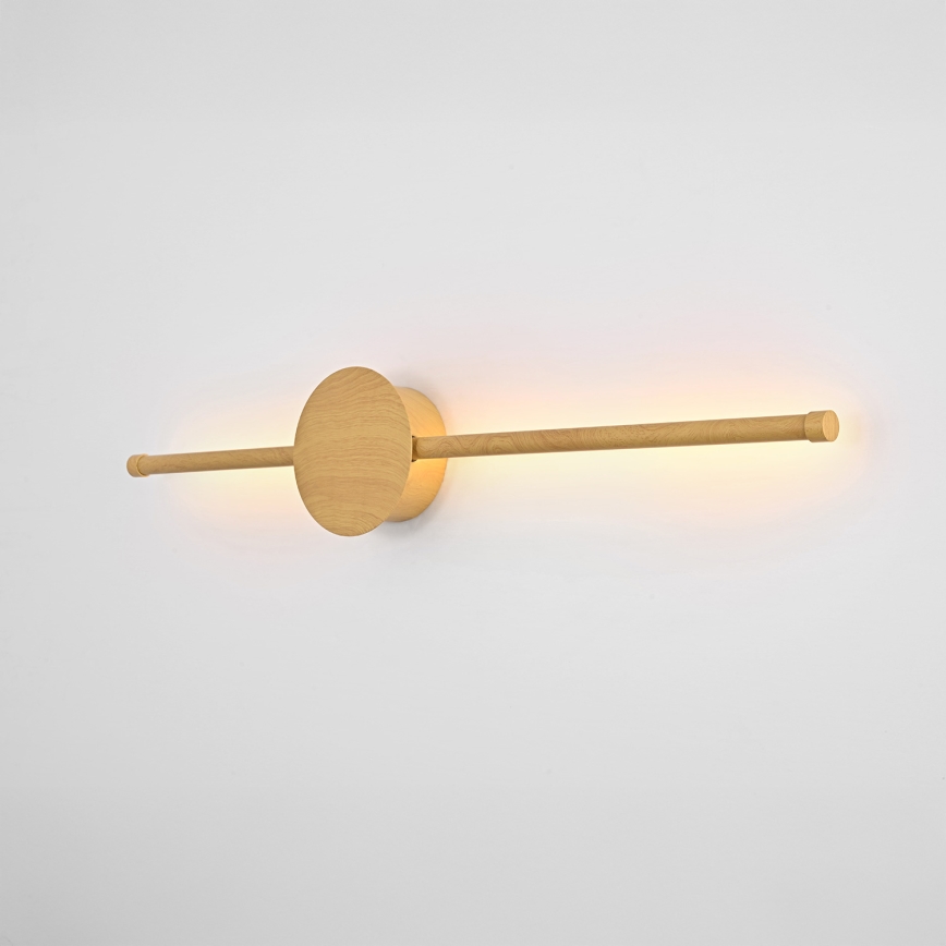 Brilagi - Светодиодный настенный светильник LUGO DUE LED/9W/230V дубовый декор